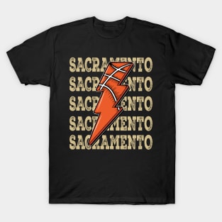 Funny Sports Sacramento Proud Name Basketball Classic T-Shirt